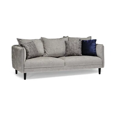 108'' Tuxedo Arm Sofa with Reversible Cushions
