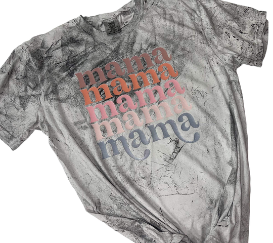 stacked Mama Shirt-Mom-Color Blast - Mother's Day - Day Shirt - Gift For Mom - Unisex - Comfort Colors -Free Shipping
