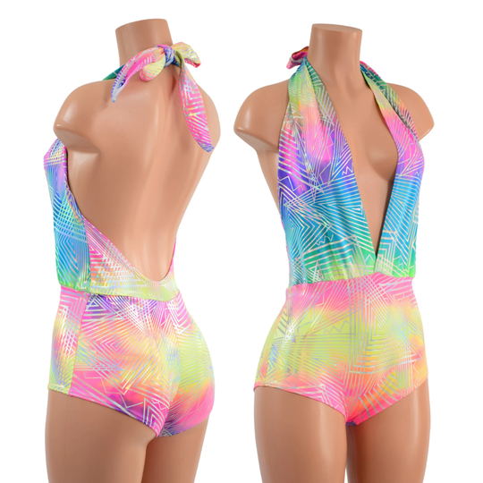 Spectrum Holographic Josie Style Romper 1579192