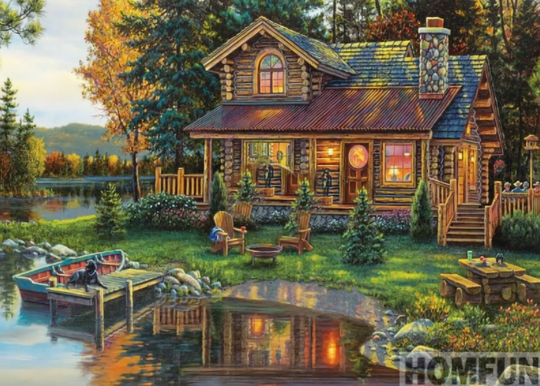 Hideaway Diy 5D Diamond Painting Kit Full Square & Round Drill