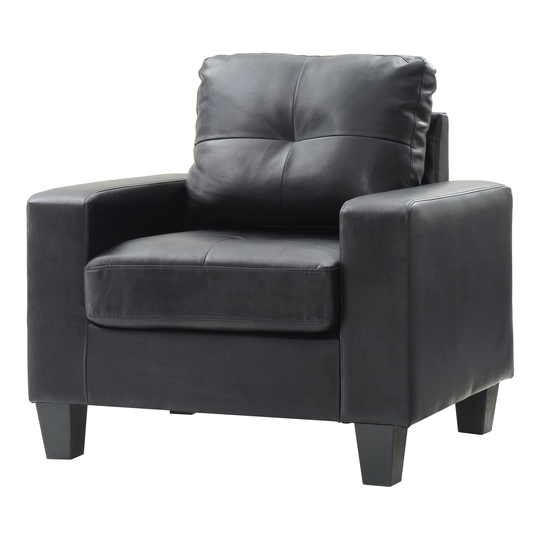 LYKE Home Newton Faux Leather Chair