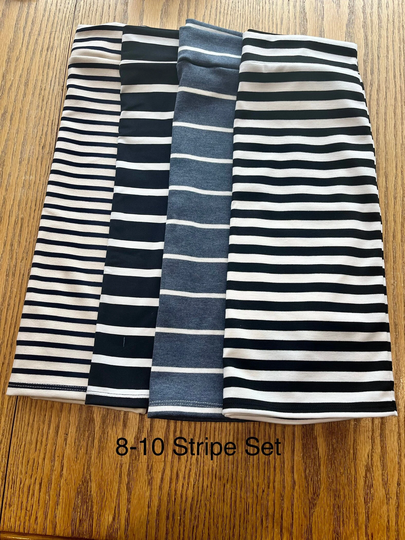 Size 8-10 Clearance Pencil Skirt Sets, 4 Skirts, Matching Patterns