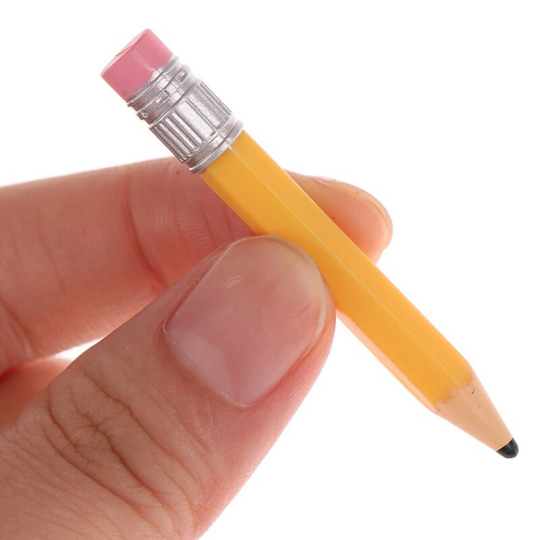 5Pcs/Set Dollhouse Mini Colorful Pencil Model Fashion Miniature Accessories Simulation Toys For Doll Kids Gift