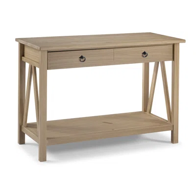 Barirah 42.13" Solid Wood Console Table