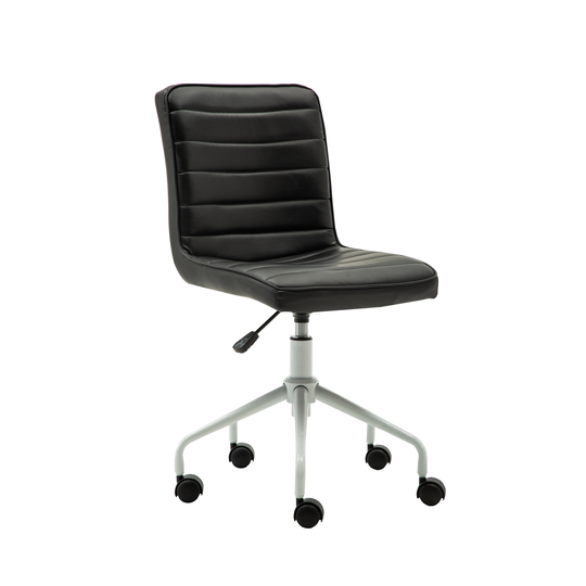 Porthos Home Cara Faux Leather Armless Swivel Office Chair