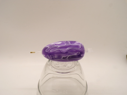 Diamond Painting Pen, Lilac, White, Swirl, Egg Shaped Mini, Acrylic