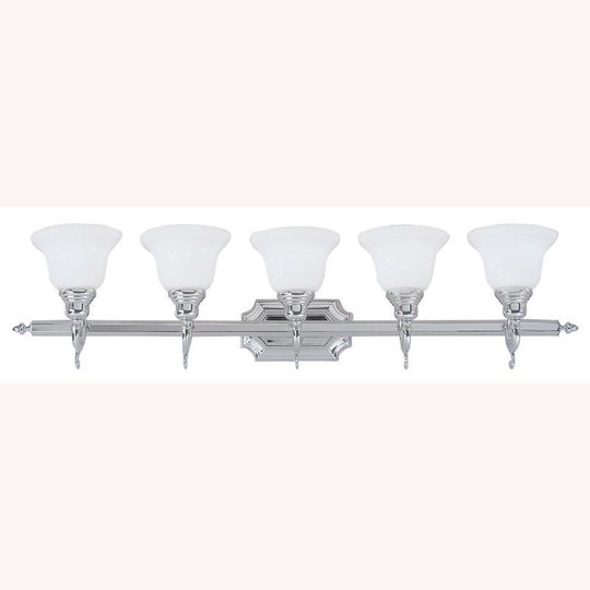 Livex Lighting North Port 1-light Brushed Nickel Steel Ceiling Mount