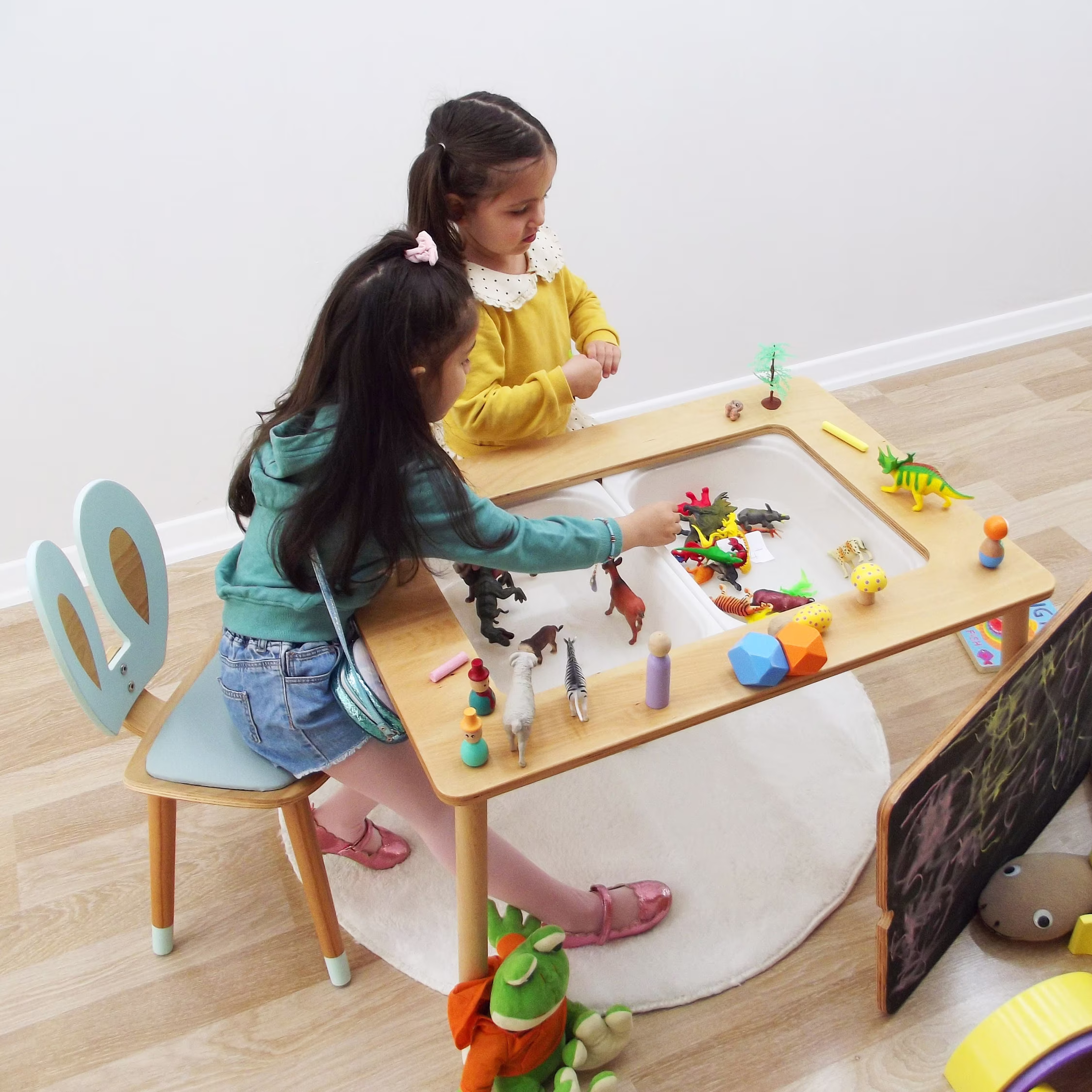 Montessori Chair-Montessori Furniture-Kids Activity Table-Childrens Chair-Toddler Table-Montessori Table-Sensory Table-Christmas Gift
