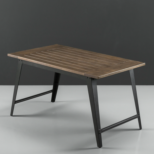 Priage by Zinus Wood and Metal Dining Table