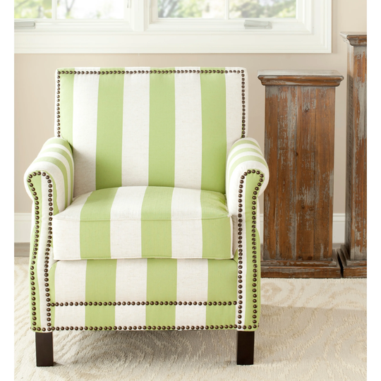Safavieh Mansfield Green Club Chair - 28.3" x 33.1" x 31.7"