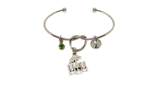 Beach Chair Knot Bracelet, Bangle, Jewelry, Summertime Vacation Charm, Lover, Summer Bracelet