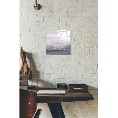 Amethyst Glitter I by Jennifer Goldberger - Unframed Painting
