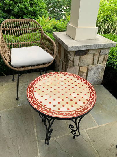 Natural Terracotta Handmade Coffee Table For Outdoor & Indoor