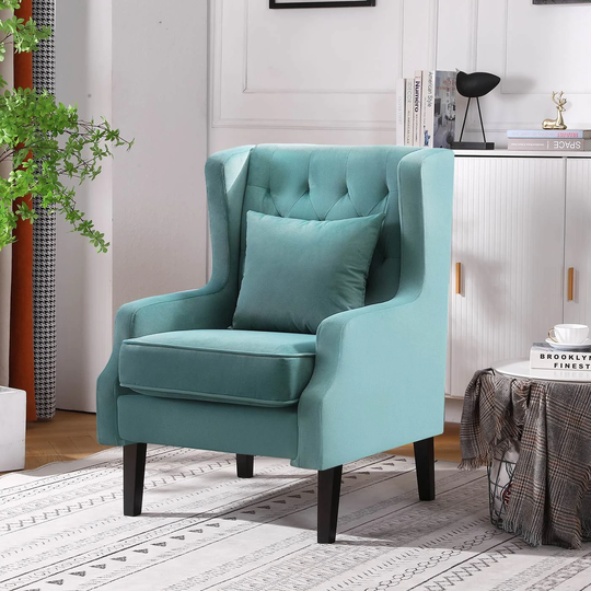 Upholstered Wingback Chair