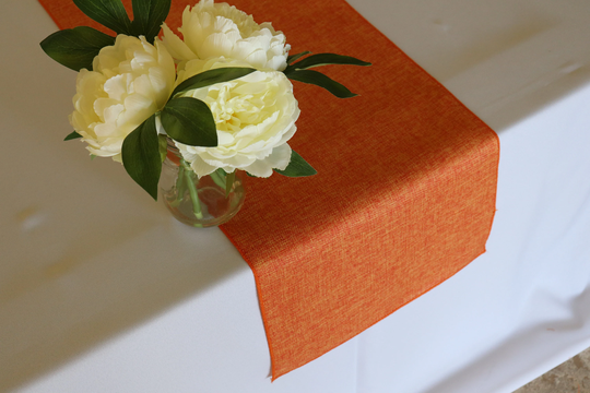 Faux Burlap Solid Table Runner Home Décor/Wedding Parties Holidays Events Birthday Display Dresser Coffee & Side