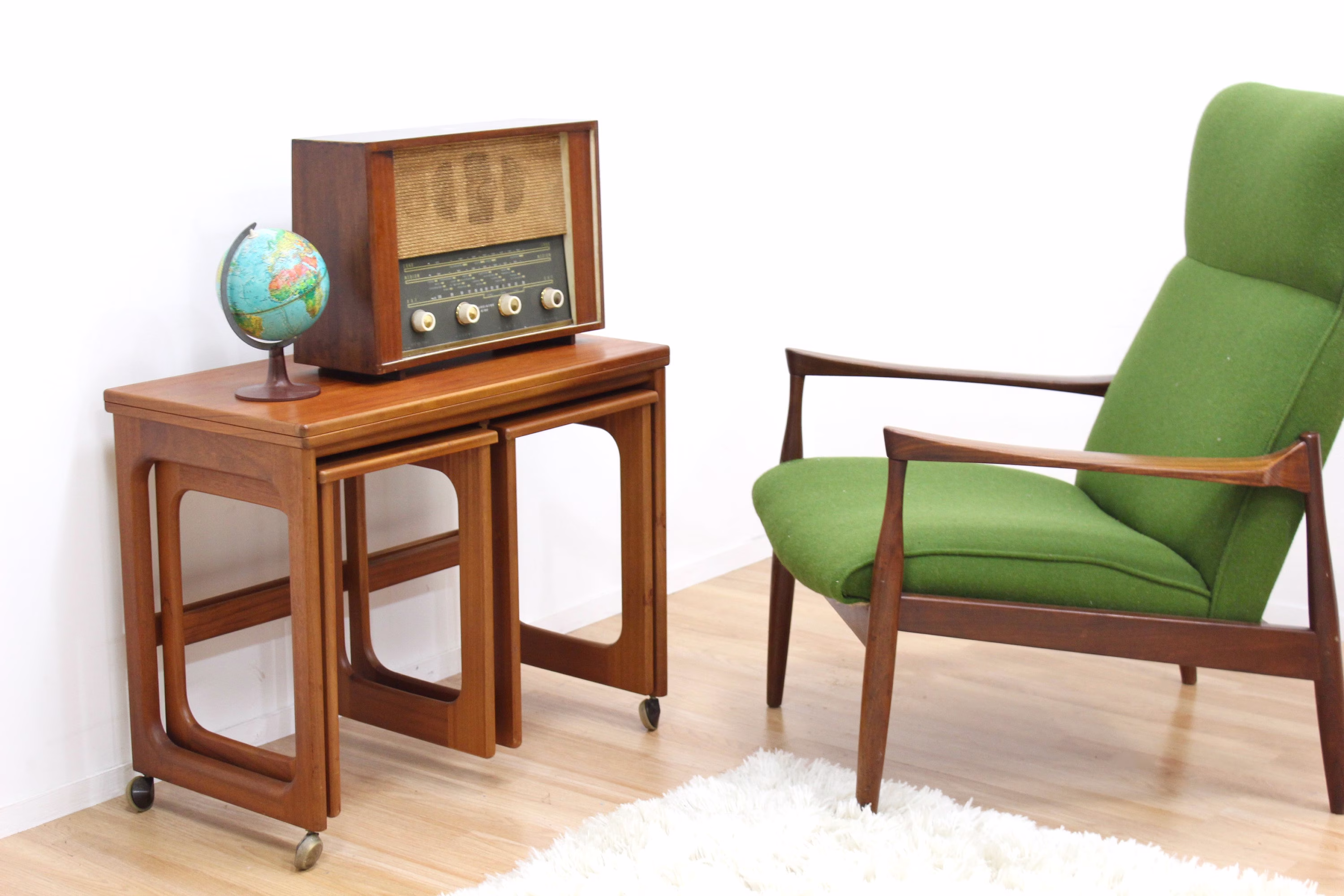 Mid Century Nest Of Tables By Mcintosh Scotland