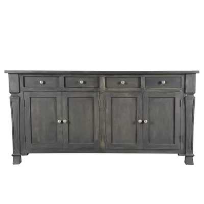 Eshelman 72" Wide 4 Drawer Mango Solid Wood Sideboard