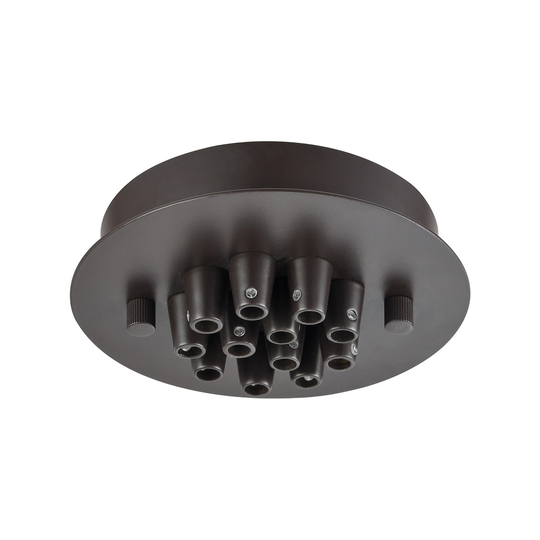 Elk Illuminaire Accessories 12-light Small Round Canopy Flush Mount in Oil Rubbed Bronze