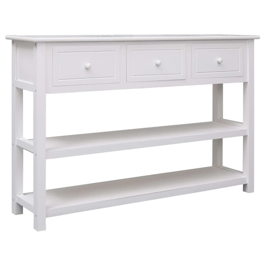 Sideboard White 45.3"x11.8"x29.9" Wood