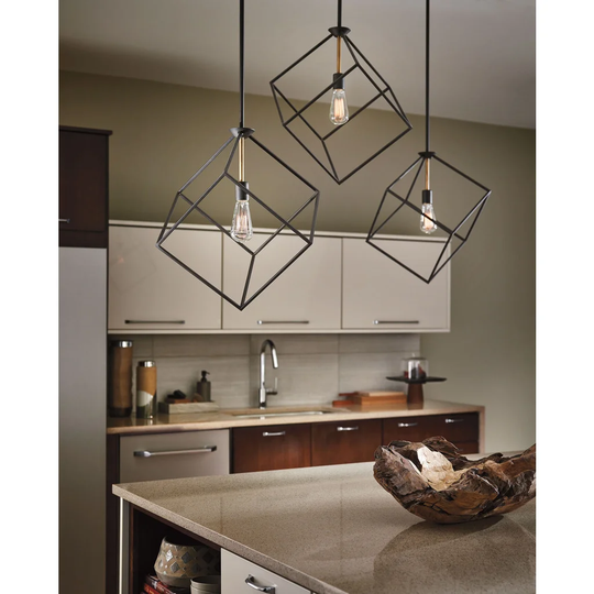 Kichler Lighting Cartone Collection 1-light Olde Bronze Pendant