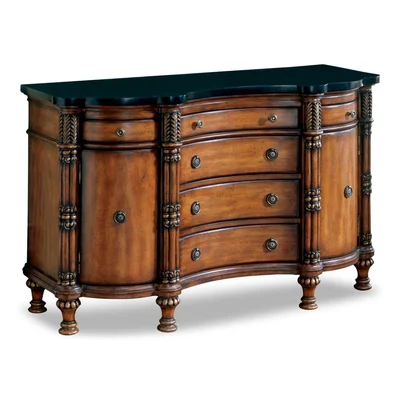 Pranav 53" Wide 6 Drawer Wood Sideboard