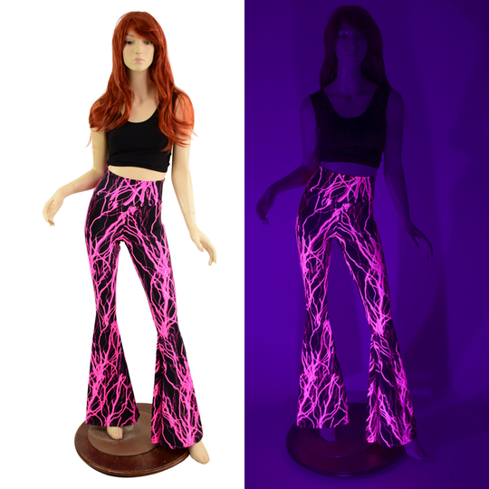 Neon Pink Lightning Uv Glow Solar Flares 157873