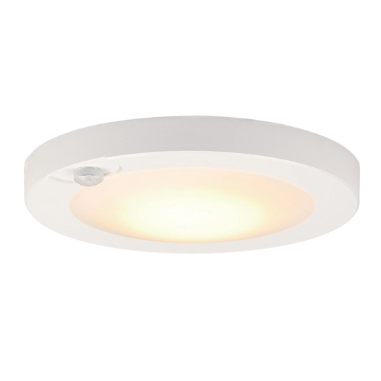 Westinghouse Lighting 6-Inch 7-Watt ENERGY STAR LED Indoor Flush Mount Ceiling Fixture with Motion Sensor, 3000K