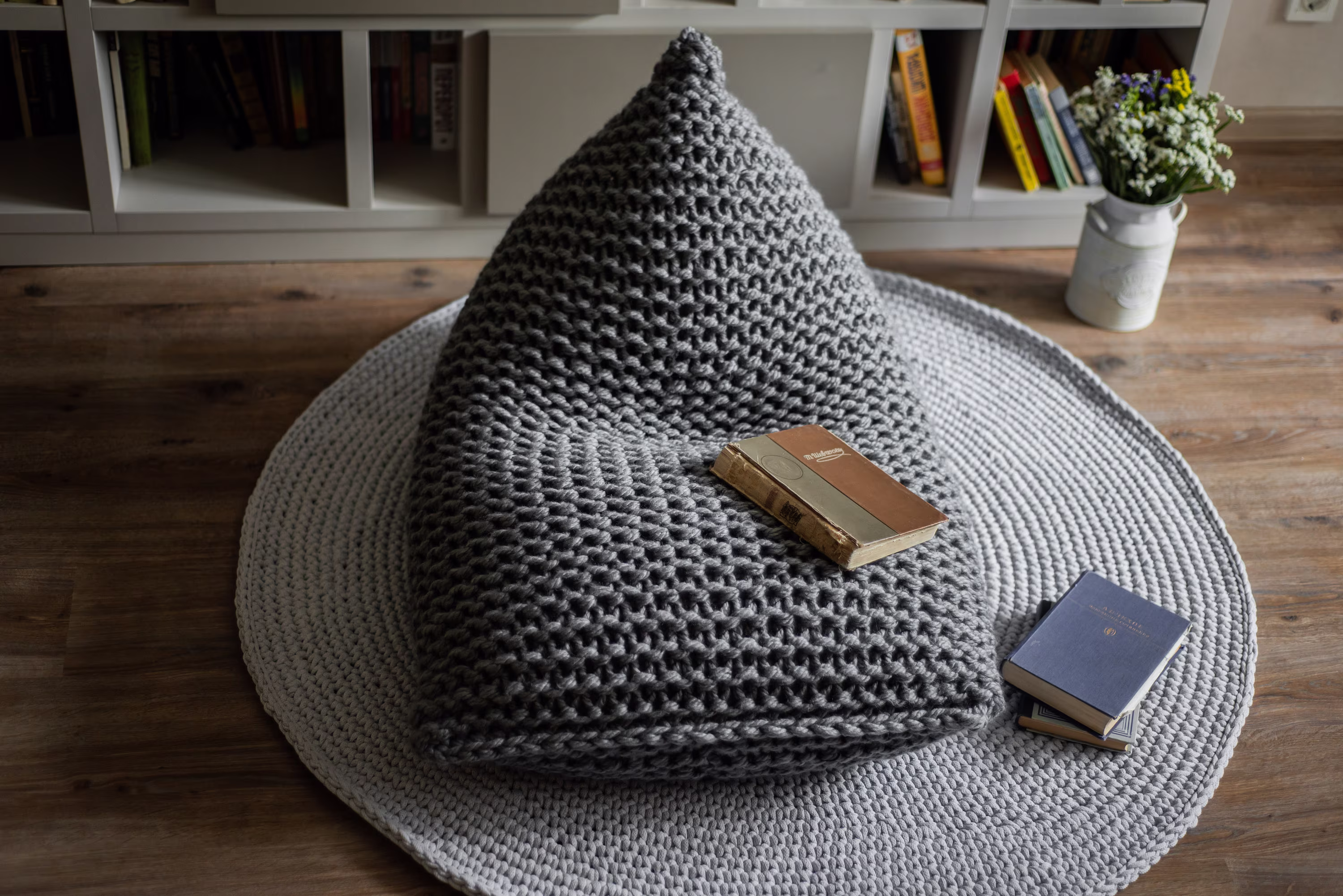 Bean Bag Kids Chair, Bedroom Floor Reading Housewarming Gift, Birthday Gift For Him