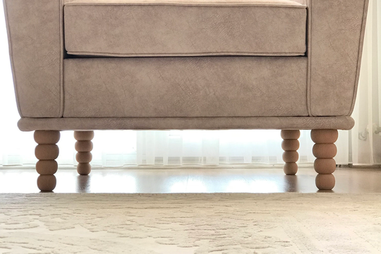 Replacement Sofa Legs | Wooden Furniture 1 Piece Solid Wood Modern Couch Round Ball Console