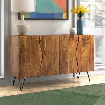 Annetrud 54" Wide Acacia Solid Wood Sideboard