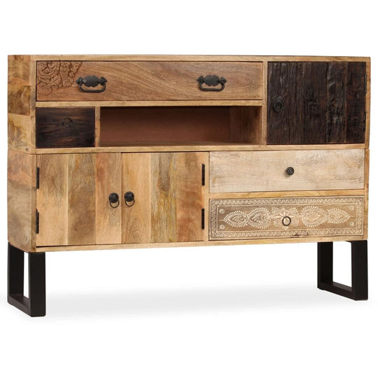 Sideboard Solid Mango Wood 45.3"x11.8"x31.5"
