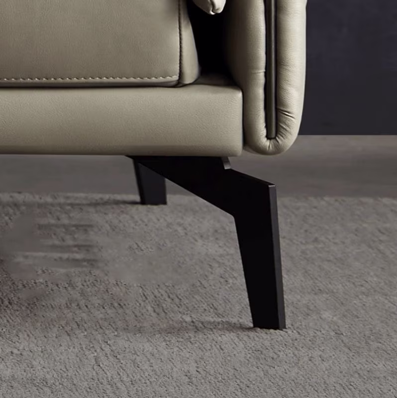 4x Modern Black Legs, Cabinet Sofa Metal Legs Feet, Bed Minimalist Foot, Credenza Table Legs