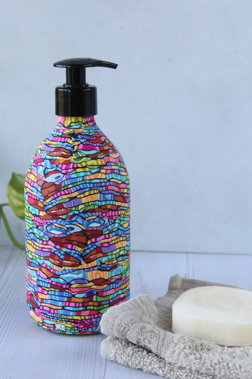 Soap Dispenser, Colorful Big 500 Ml Liquid Hand