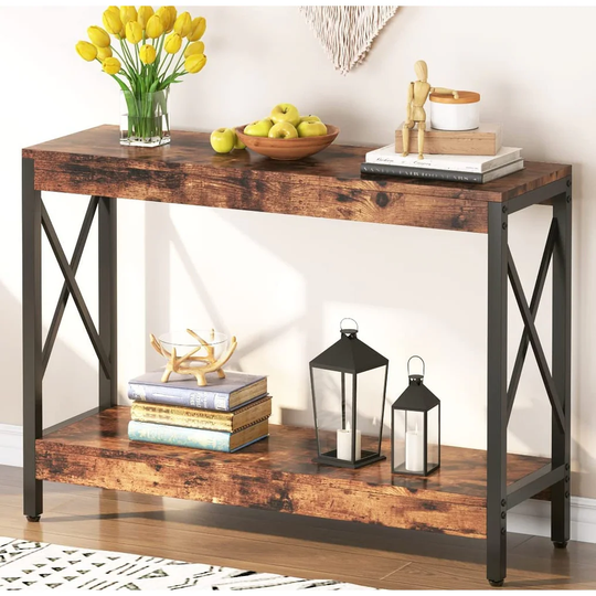 Console Entryway Table,Narrow Sofa Table for Living Room