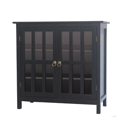 Elkin Floor Standing Glass Storage Sideboard