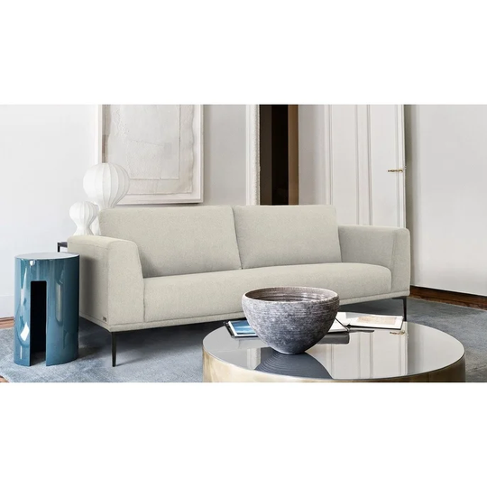 Divani Casa Jada Modern Light Beige Fabric Sofa