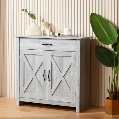 Tassos 31.5" Wide 1 Drawer Sideboard
