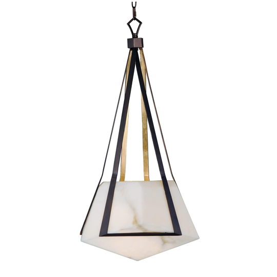 Boulder 1-Light LED Pendant - bronze gilt / gold