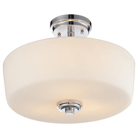 Avery Home Lighting Lamina 3-light Semi-flush Mount Light