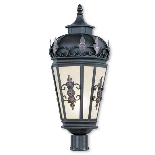 Livex Lighting Berkshire Bronze Brass 1-light Outdoor Post Lantern