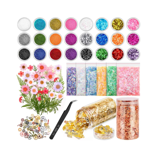 Resin Jewelry Making Kit | Decoration Accessories & Supplies For Resin, Slime, Diy Craft Nail Art