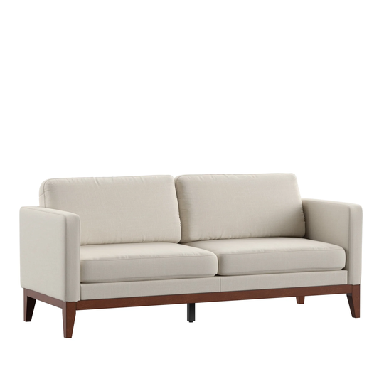 Carson Carrington Mid-Century Linen Sofa or Loveseat
