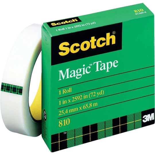 3M Scotch 1 In. x 864 Yd. Magic Transparent Tape Refill - 1 Each