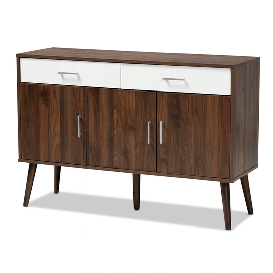 Leena Mid-Century Modern 2-Drawer Sideboard Buffet
