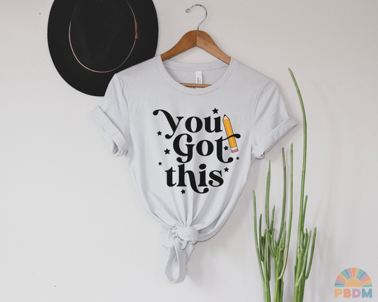 Teacher Testing Shirts State Shirt You Got This Retro Squad Math Pencil Motivational