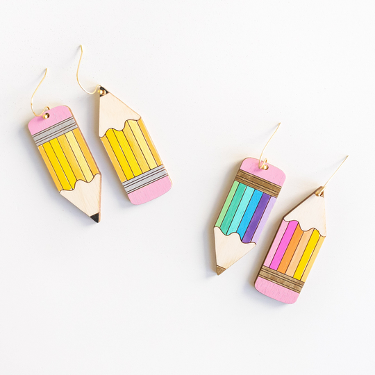 Pencil Earrings | Pick Color