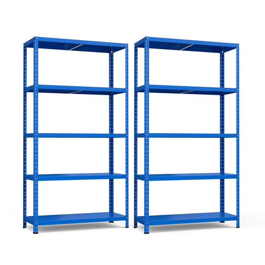 Costway 2PCS 5-Tier Metal Shelving Unit Adjustable Heavy-Duty Utility - See Details