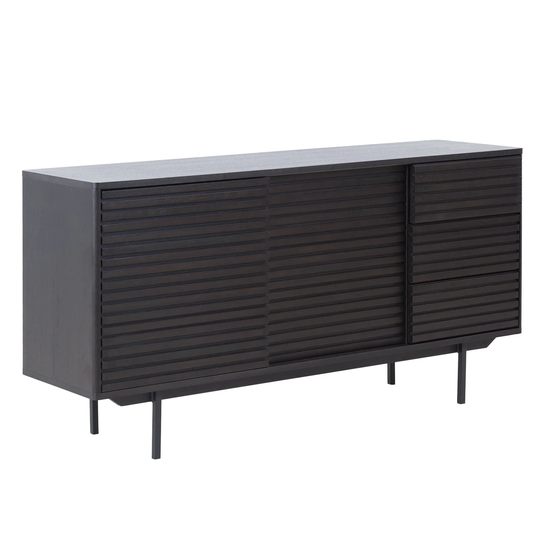 Mid Century Sideboard Buffet Table with Storage Drawers for Living Room Kitchen