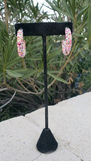 Multi Color Small Hoops, Sprinkles Hoops