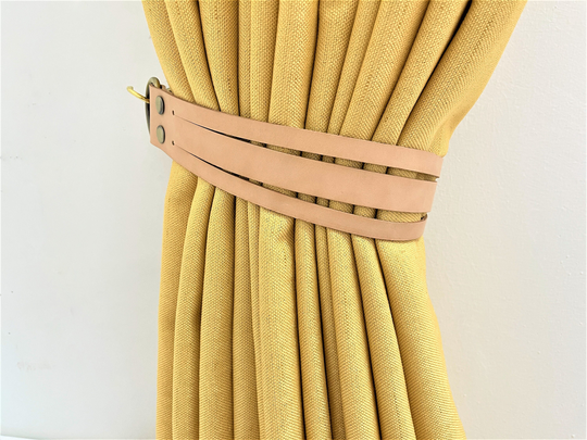 Window Treatments // Minimalist Leather Curtain Tie-Back Housewarming Gift Ideas Tie Back 2022